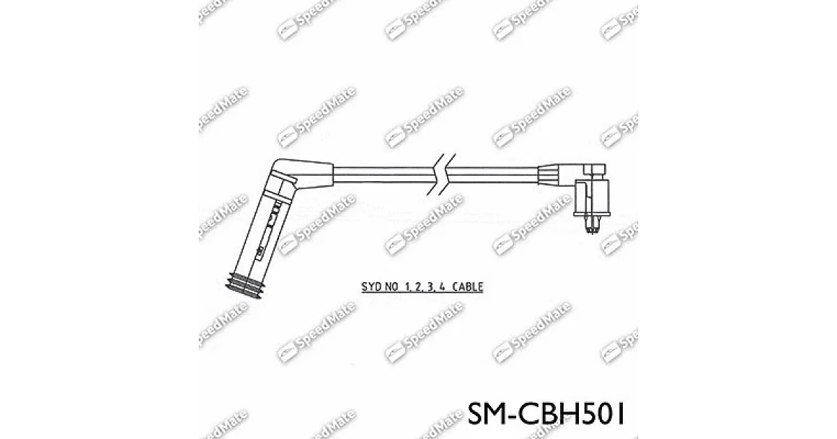 SMCBH501 - SPEEDMATE - Комплект проводов зажигания