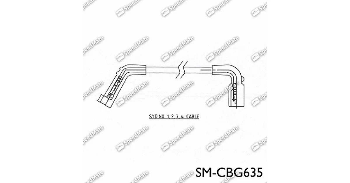 SMCBG635 - SPEEDMATE - Комплект проводов зажигания