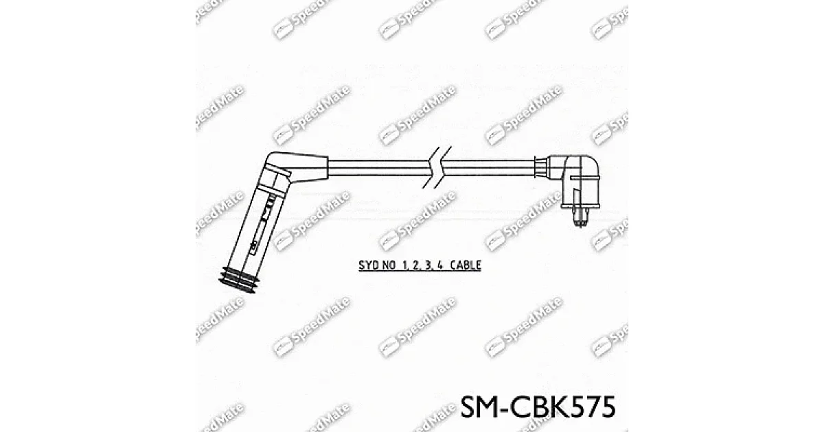 SMCBK575 - SPEEDMATE - Комплект проводов зажигания