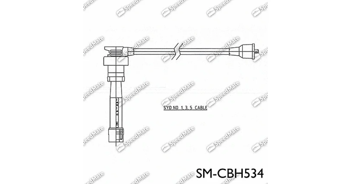 SMCBH534 - SPEEDMATE - Комплект проводов зажигания
