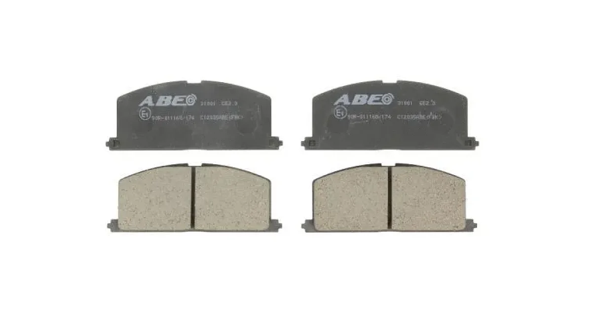 ABE C12035ABE, Комплект тормозных колодок, дисковый тормоз