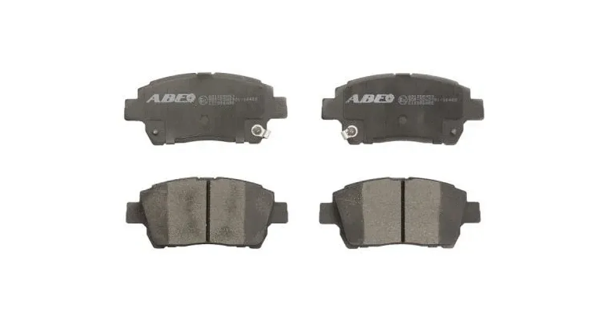 ABE C12086ABE, Комплект тормозных колодок, дисковый тормоз