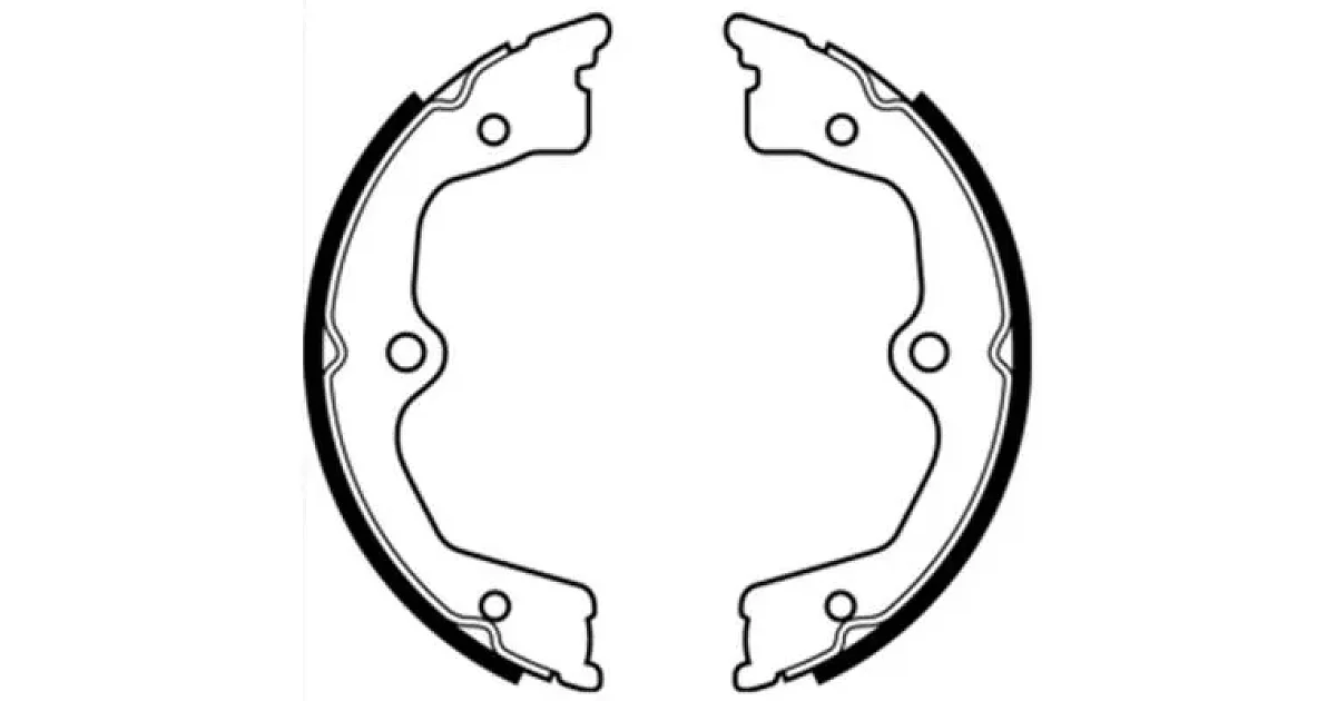 ABE C04024ABE, Комплект тормозных колодок, стояночная тормозная система