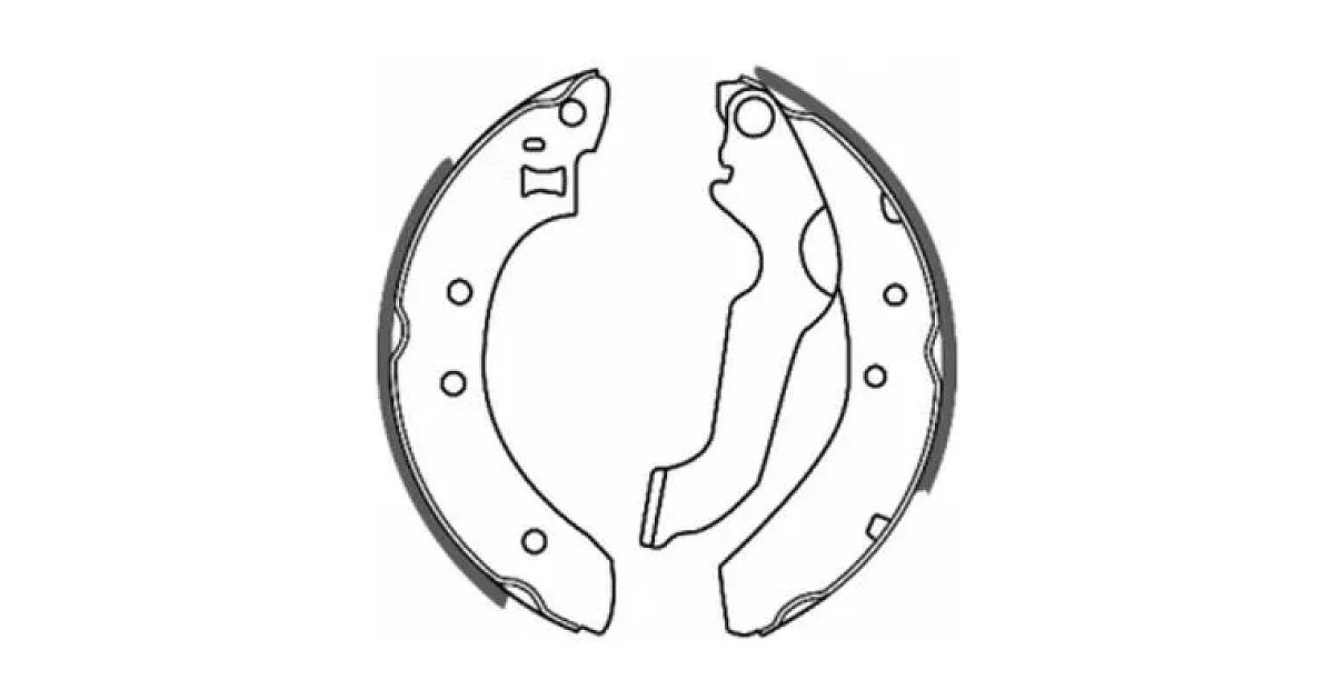 ABE C0G014ABE, Комплект тормозных колодок