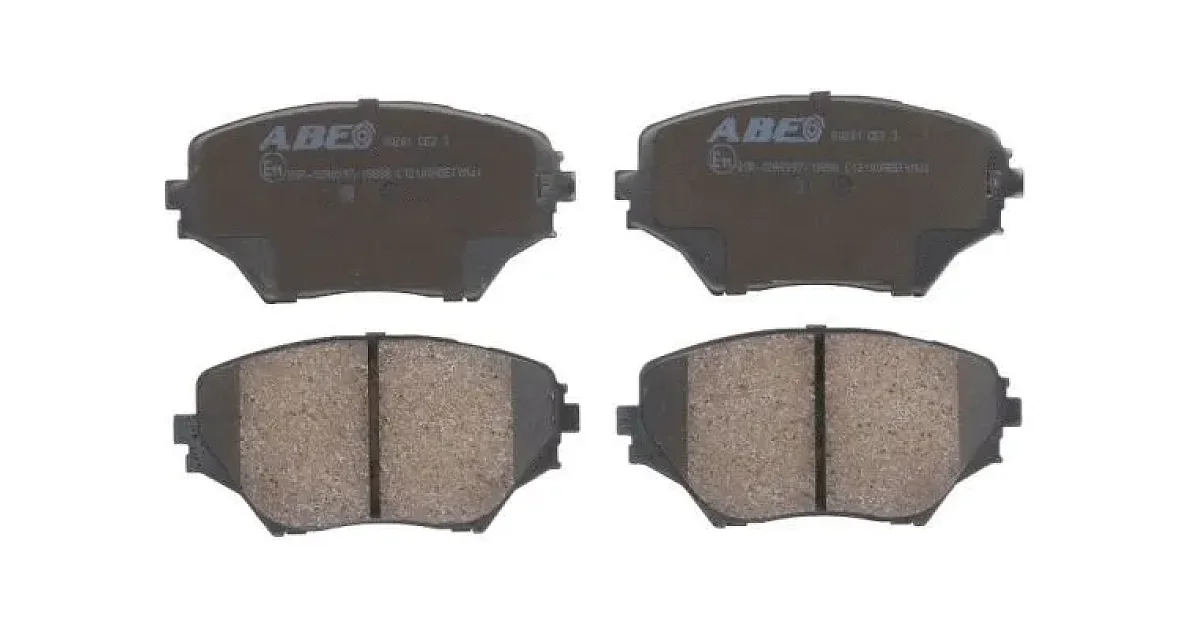 ABE C12100ABE, Комплект тормозных колодок, дисковый тормоз