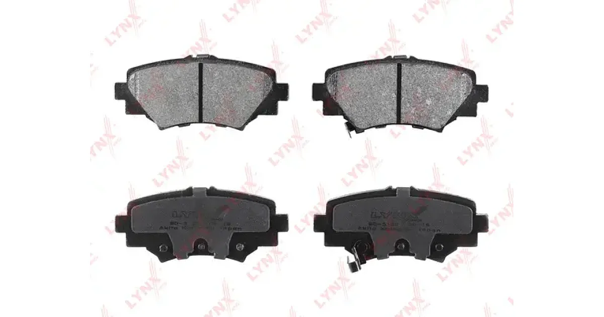 BD5129 - LYNXAUTO - Комплект тормозных колодок, дисковый тормоз