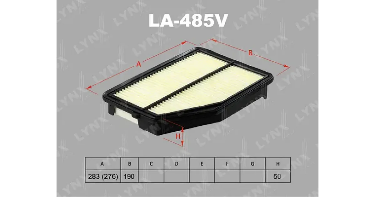 LA485V - LYNXAUTO - Воздушный фильтр