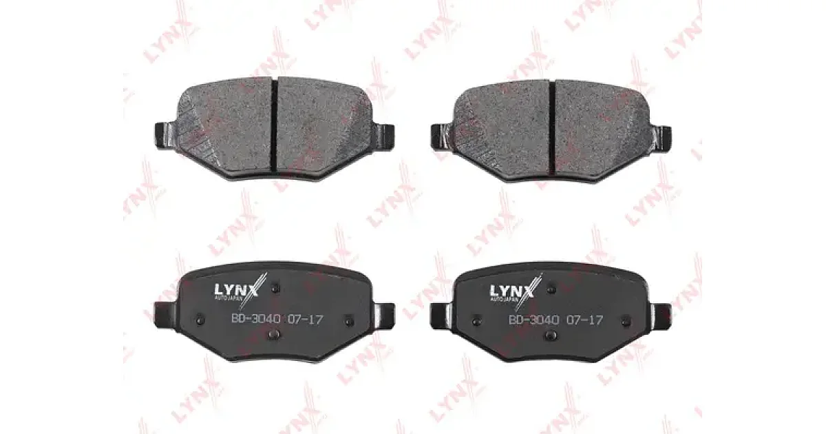 BD3040 - LYNXAUTO - Комплект тормозных колодок, дисковый тормоз