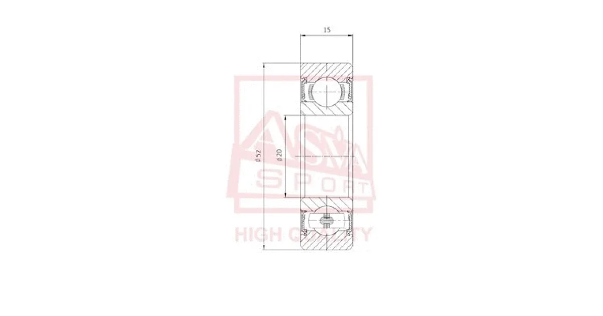 AB205215 - ASVA - Подшипник ступицы колеса