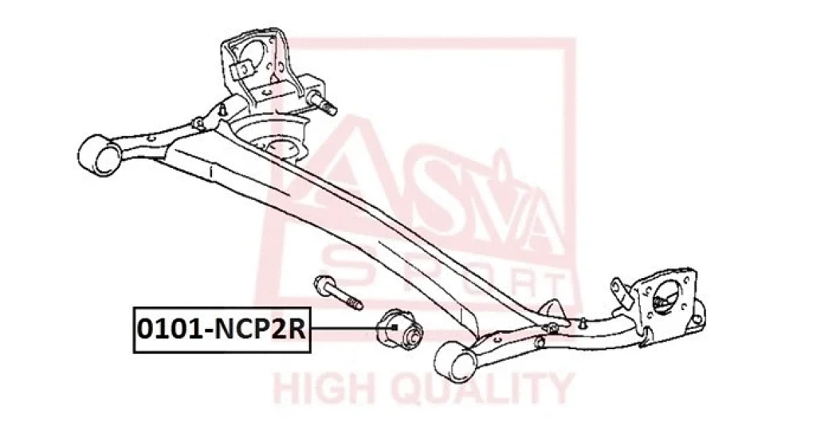0101NCP2R - ASVA - Подвеска, рычаг независимой подвески колеса