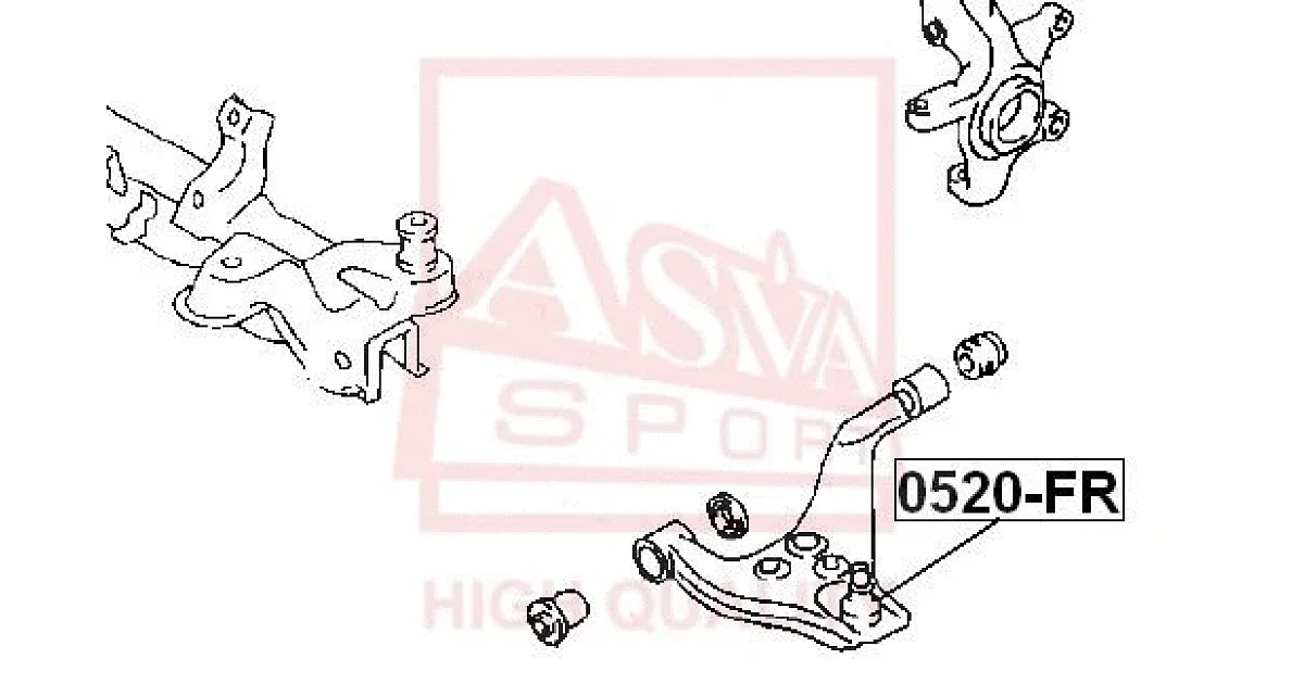 0520FR - ASVA - Шарнир независимой подвески / поворотного рычага