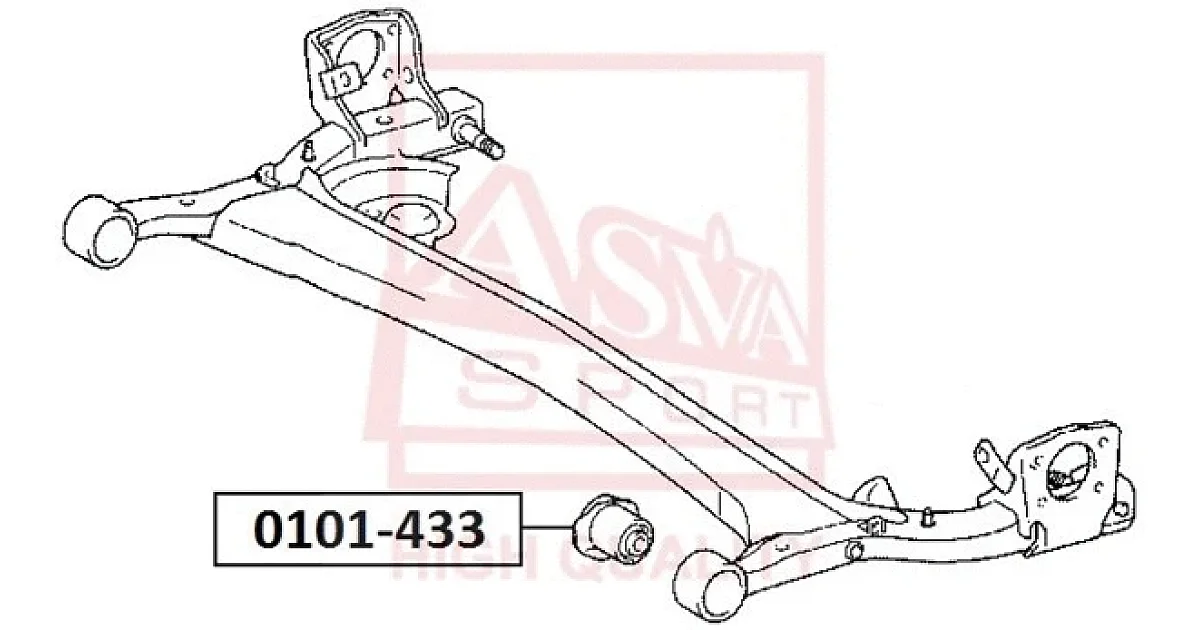 0101433 - ASVA - Подвеска, рычаг независимой подвески колеса