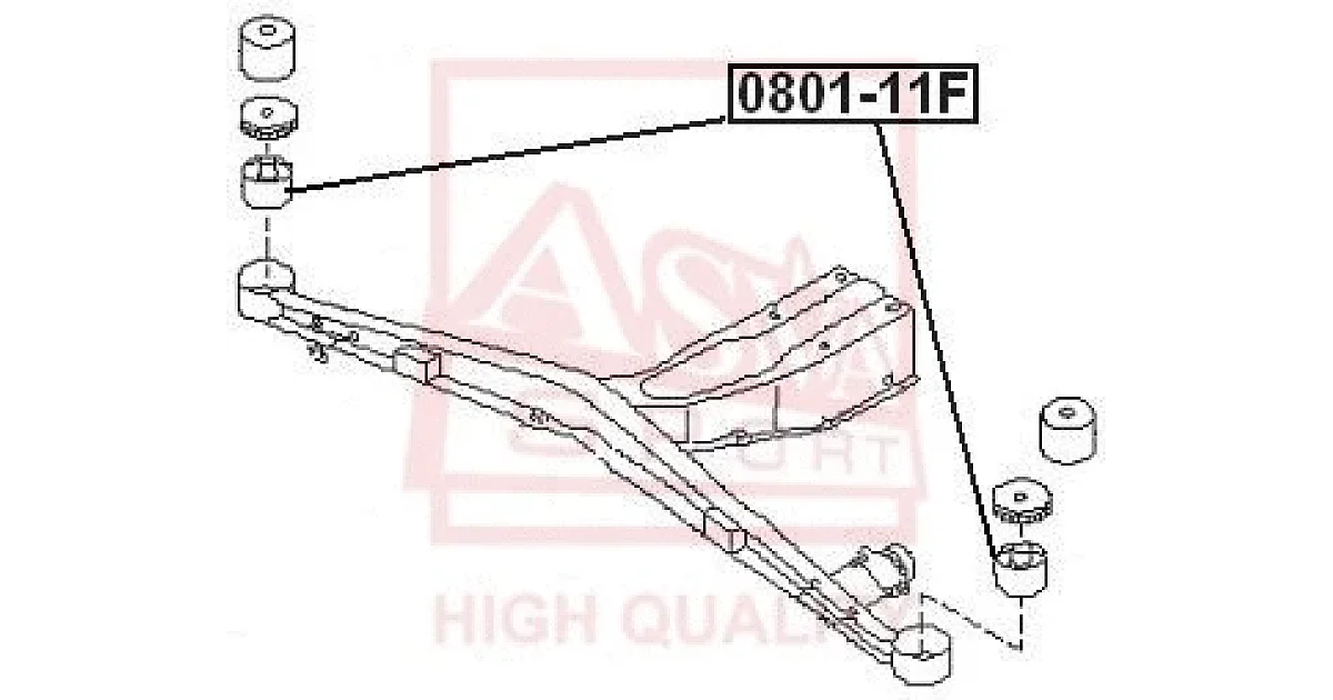 ASVA 0801-B11F (0801B11F), Подвеска, рычаг независимой подвески колеса