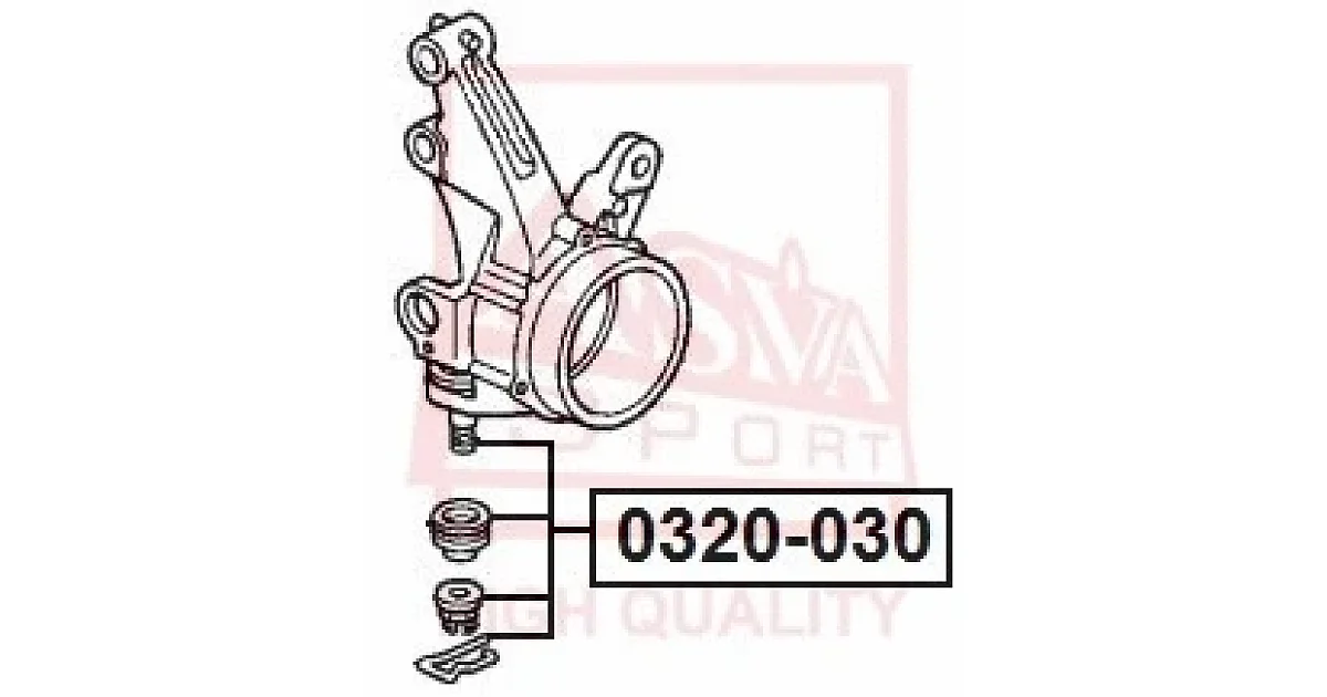 0320030 - ASVA - Шарнир независимой подвески / поворотного рычага
