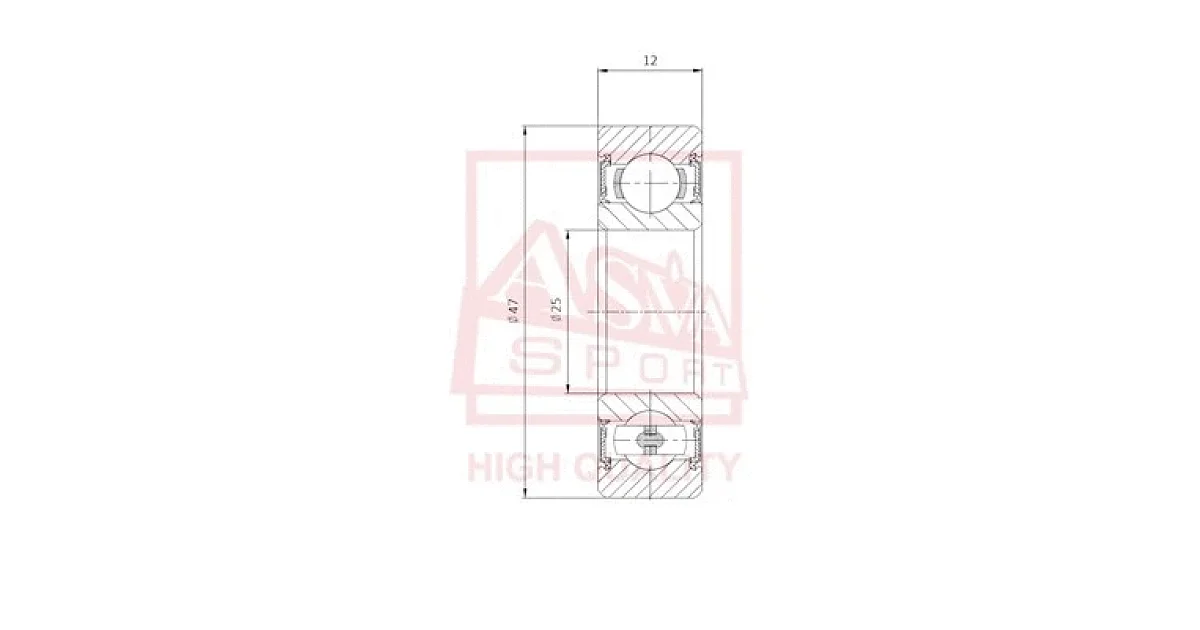 AB254712 - ASVA - Подшипник