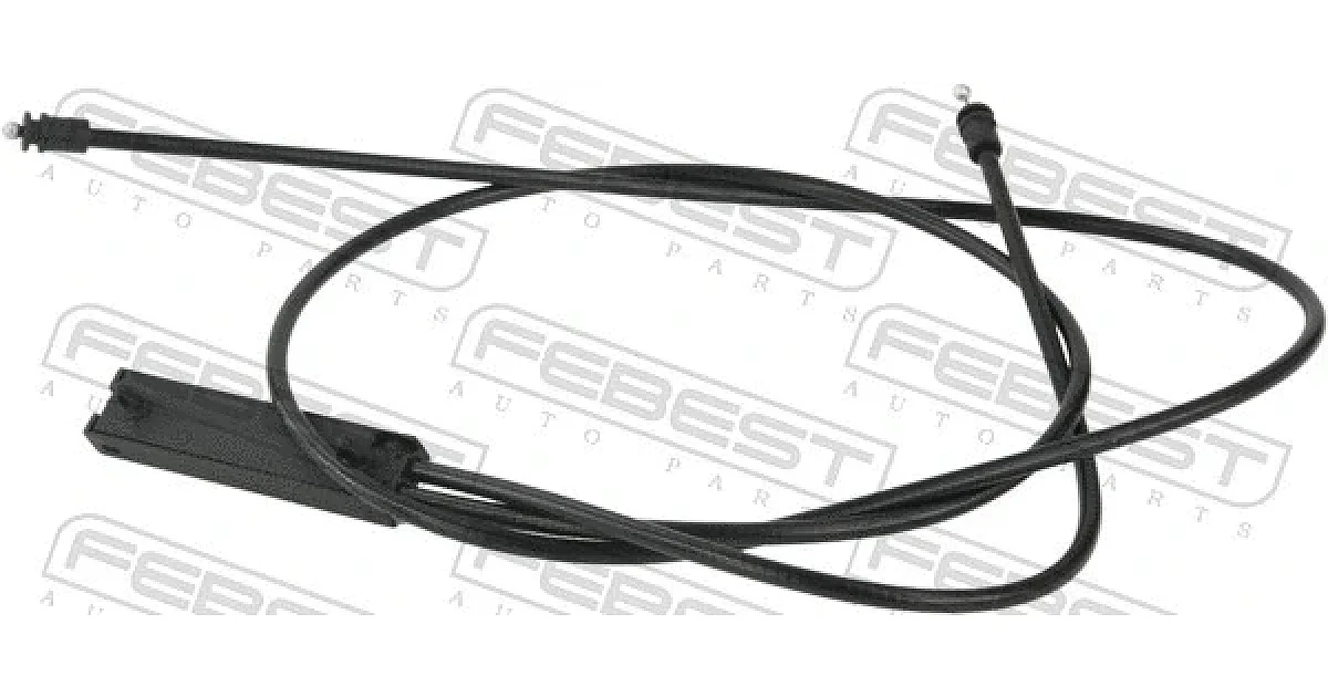 FEBEST 19101-E90F (19101E90F), Тросик замка капота