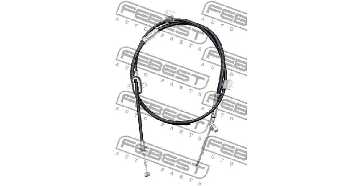 FEBEST 0199-BCASV50RH, Тросик, cтояночный тормоз
