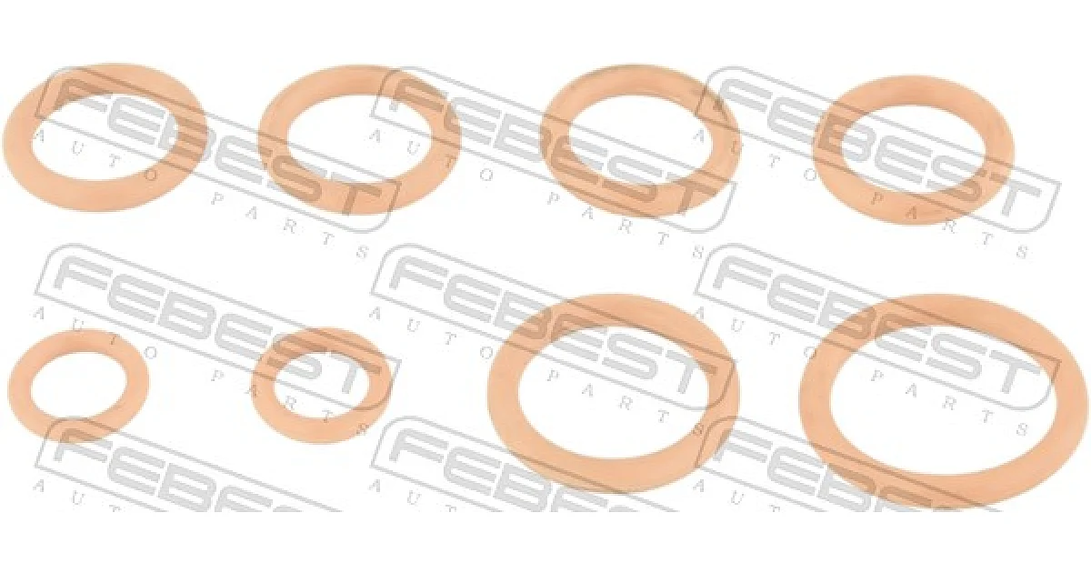 24400003KIT - FEBEST - Уплотнительное кольцо, магистраль хладагента
