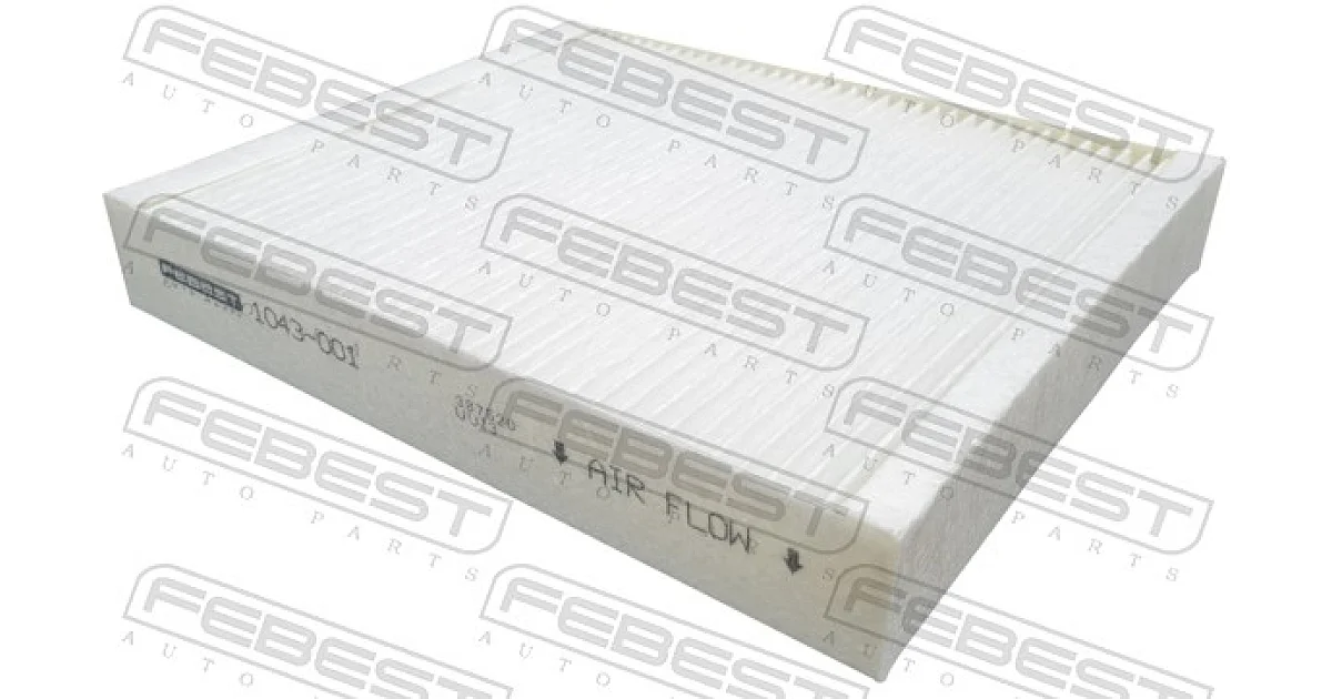 1043001 - FEBEST - Фильтр, воздух во внутренном пространстве