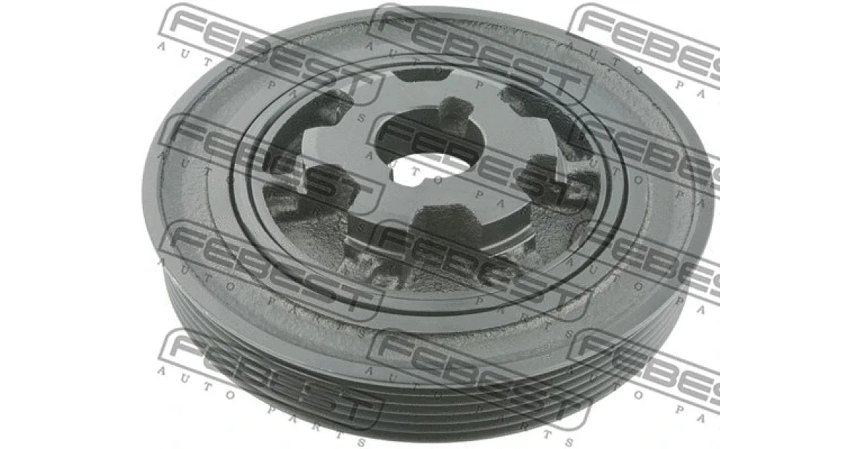 FEBEST PGDS-4007D, Ременный шкив, коленчатый вал