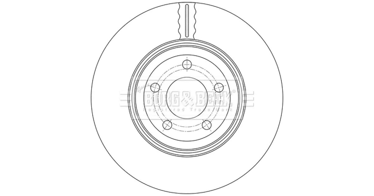 BBD7014S - BORG & BECK - Тормозной диск