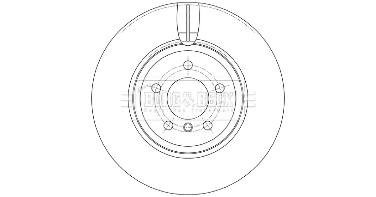 BBD7005S - BORG & BECK - Тормозной диск