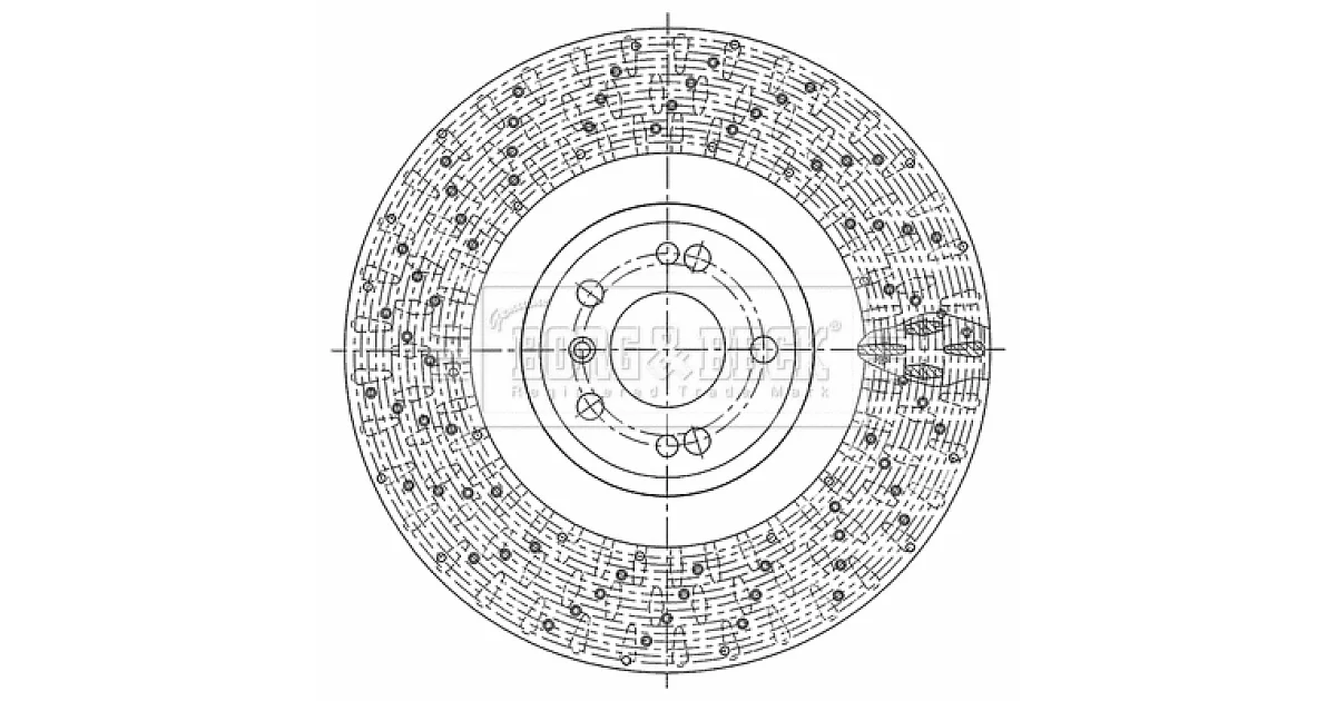 BBD6113S - BORG & BECK - Тормозной диск