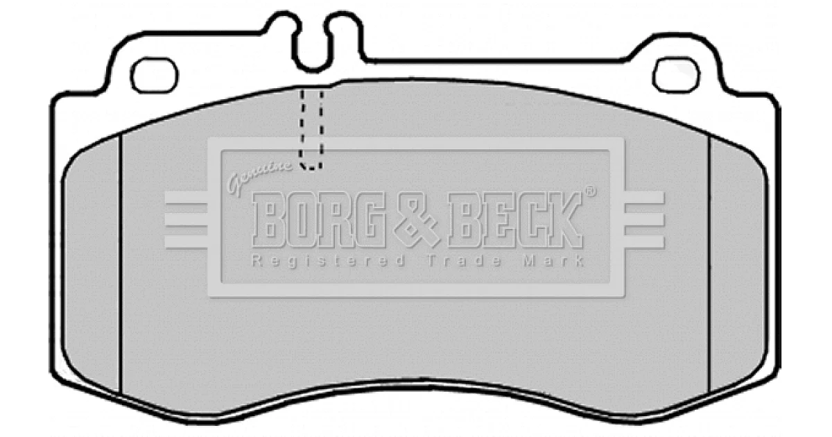 BBP2248 - BORG & BECK - Комплект тормозных колодок, дисковый тормоз
