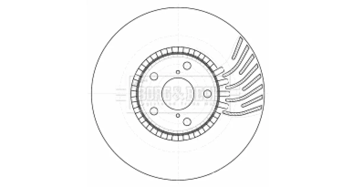 BBD5783S - BORG & BECK - Тормозной диск