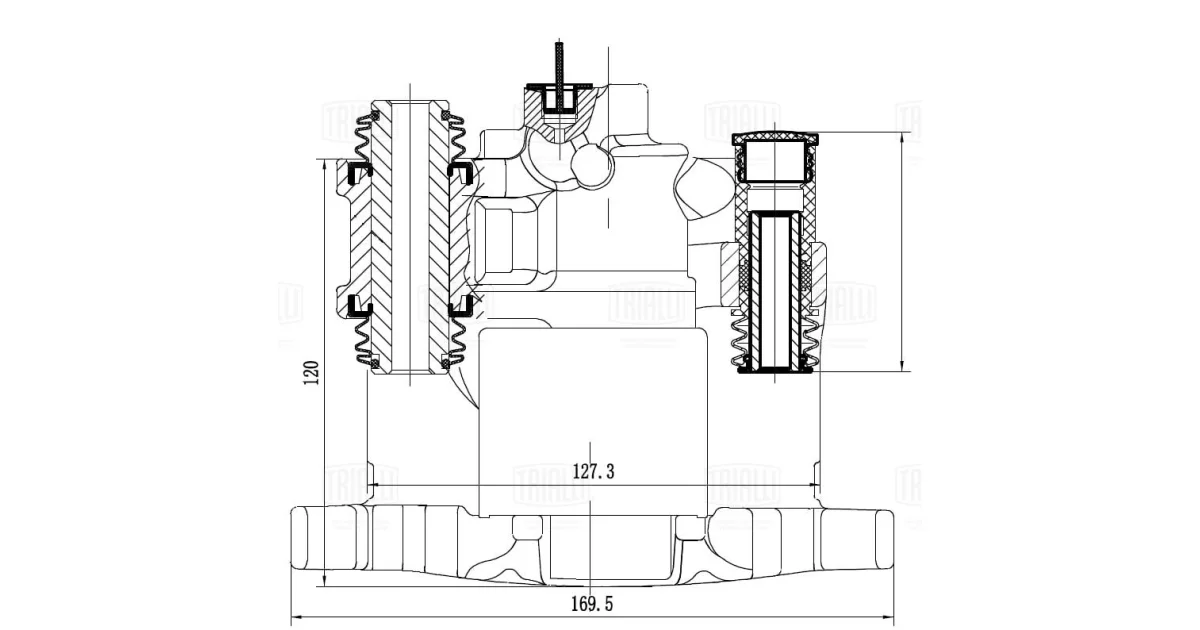 CF052309 - TRIALLI - Тормозной суппорт
