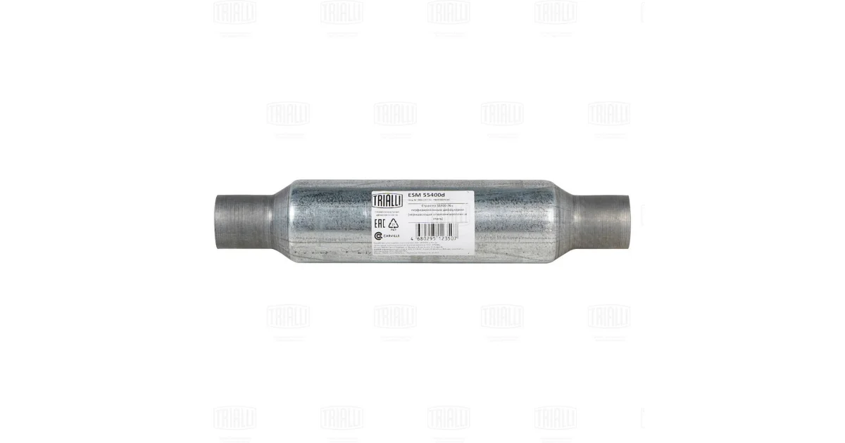 ESM55400D - TRIALLI - Средний глушитель выхлопных газов, универсальный