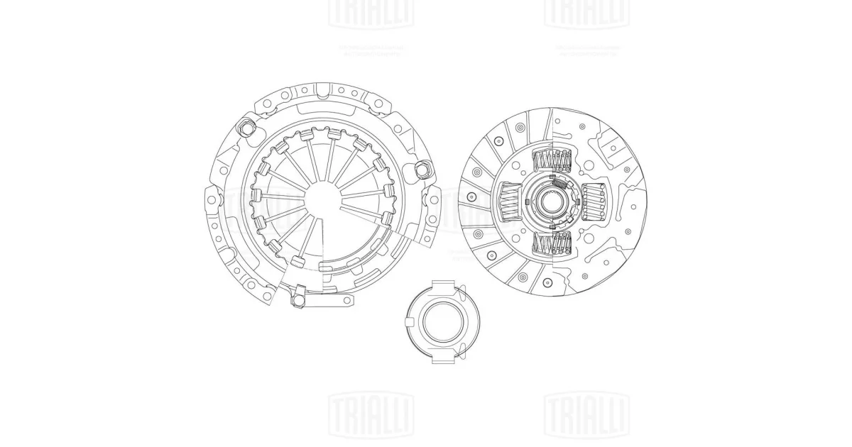FR1912 - TRIALLI - Комплект сцепления