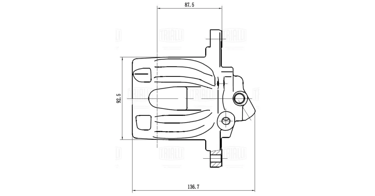 TRIALLI CF 032007 (CF032007), Тормозной суппорт
