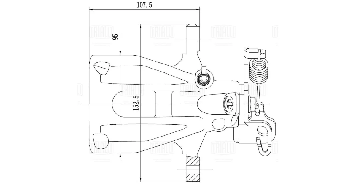 CF105067 - TRIALLI - Тормозной суппорт