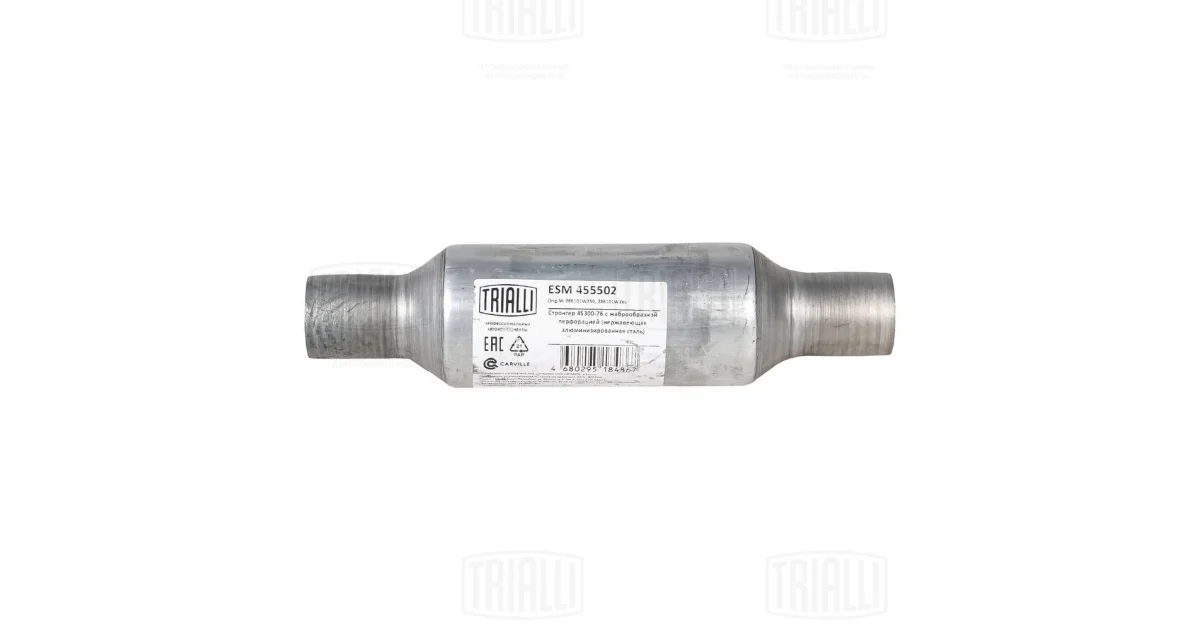 ESM455502 - TRIALLI - Средний глушитель выхлопных газов, универсальный