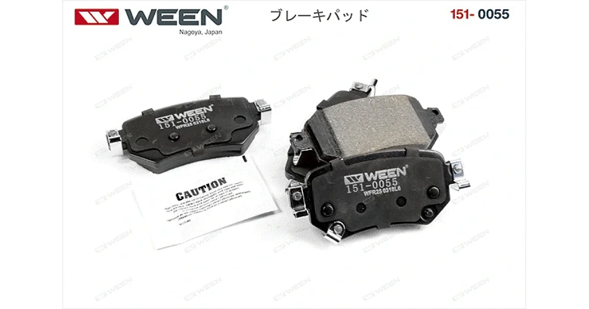 WEEN 151-0055, Комплект тормозных колодок, дисковый тормоз