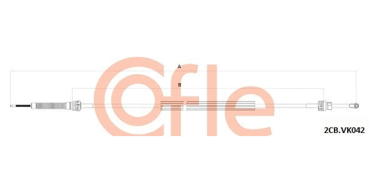 922CBVK042 - COFLE - Трос, механическая коробка передач