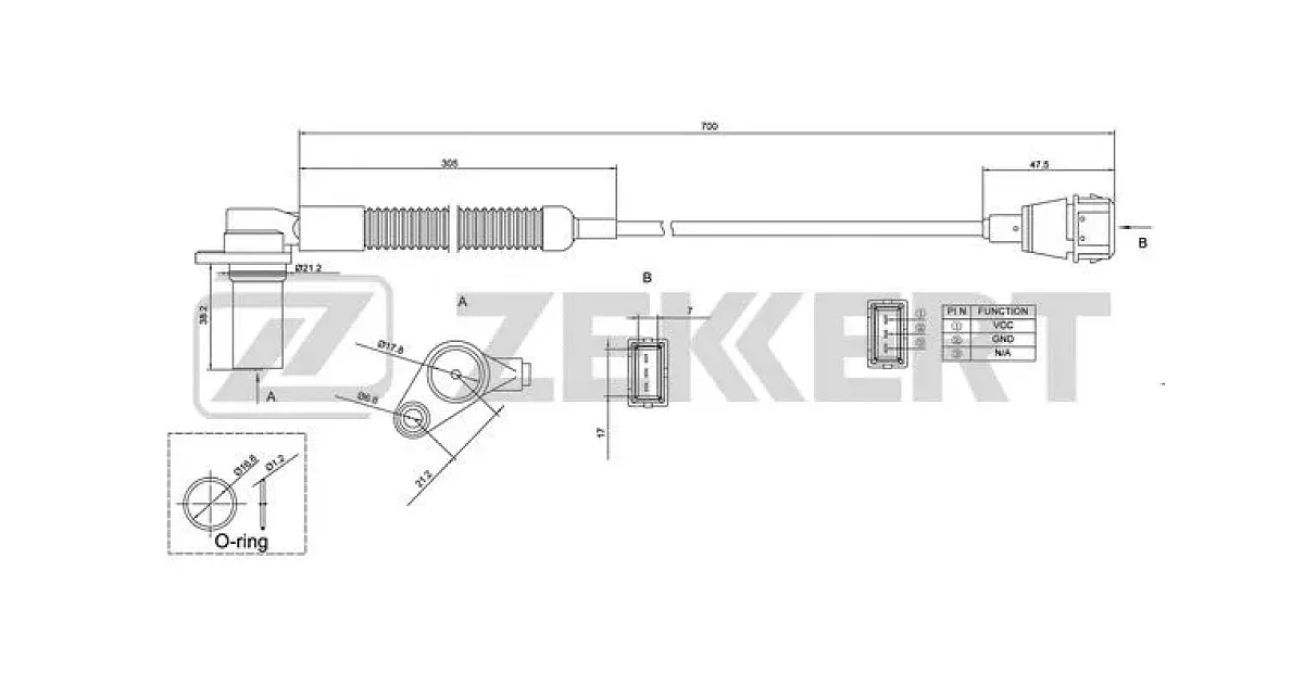 SE4025 - ZEKKERT - Датчик импульсов