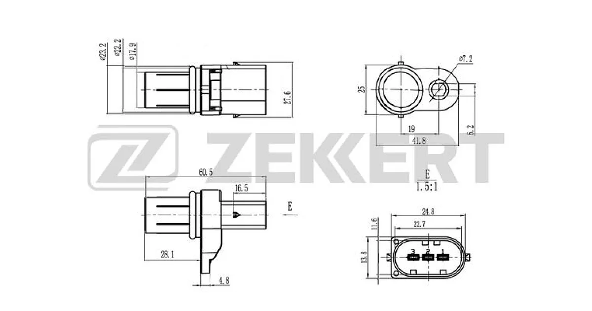 SE5027 - ZEKKERT - Датчик, положение распределительного вала
