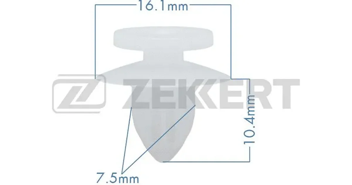 ZEKKERT BE-3436, Зажим, молдинг / защитная накладка