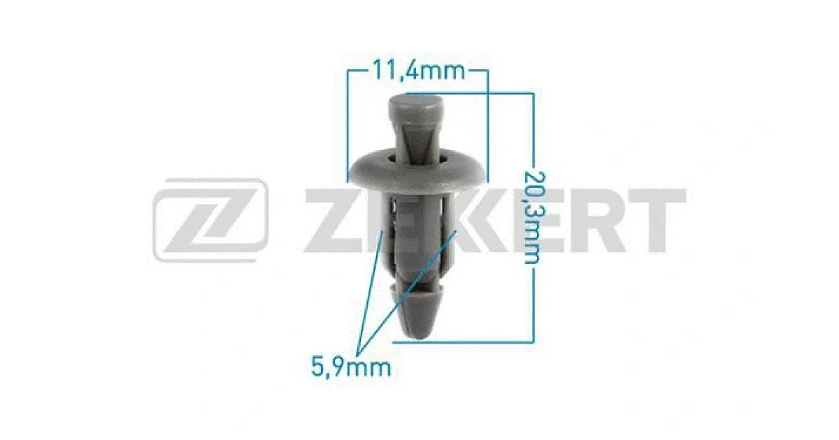 ZEKKERT BE-1276, Зажим, молдинг / защитная накладка