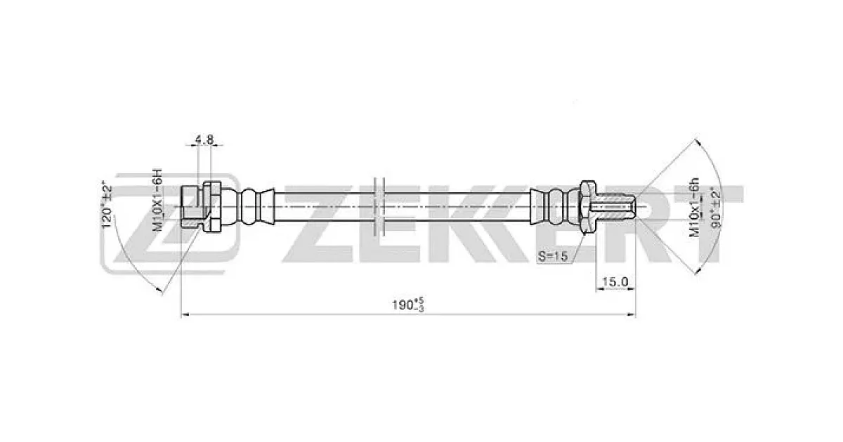 BS9402 - ZEKKERT - Тормозной шланг