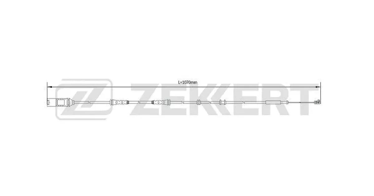 BS8102 - ZEKKERT - Сигнализатор, износ тормозных колодок