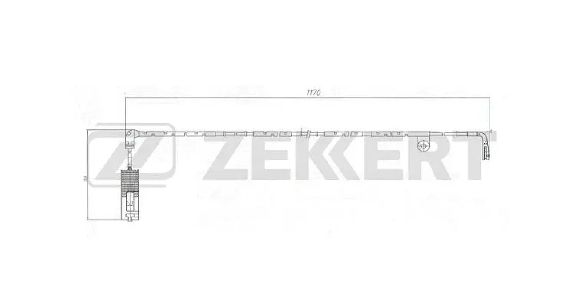 ZEKKERT BS-8071 (BS8071), Сигнализатор, износ тормозных колодок