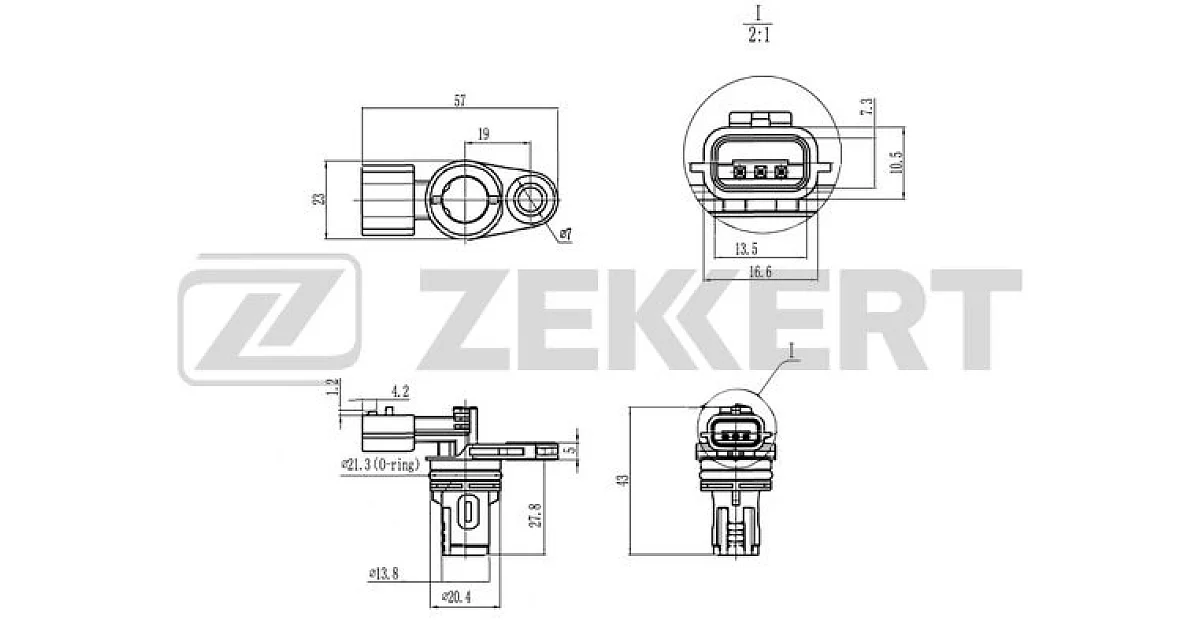 SE5020 - ZEKKERT - Датчик, положение распределительного вала