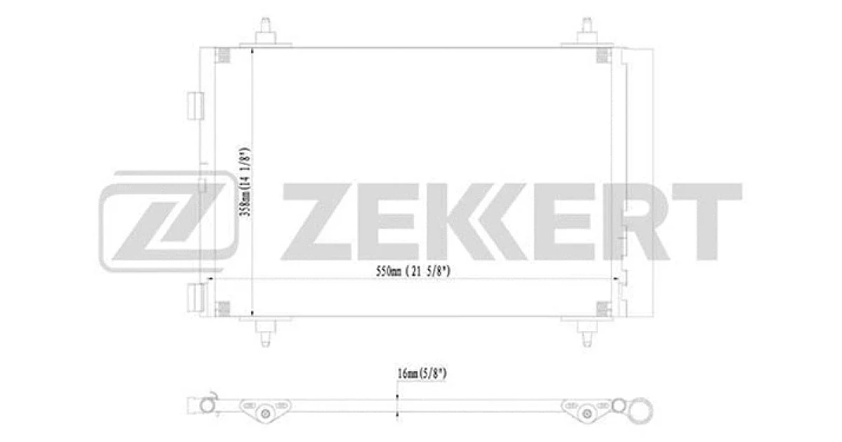 MK3093 - ZEKKERT - Конденсатор, кондиционер