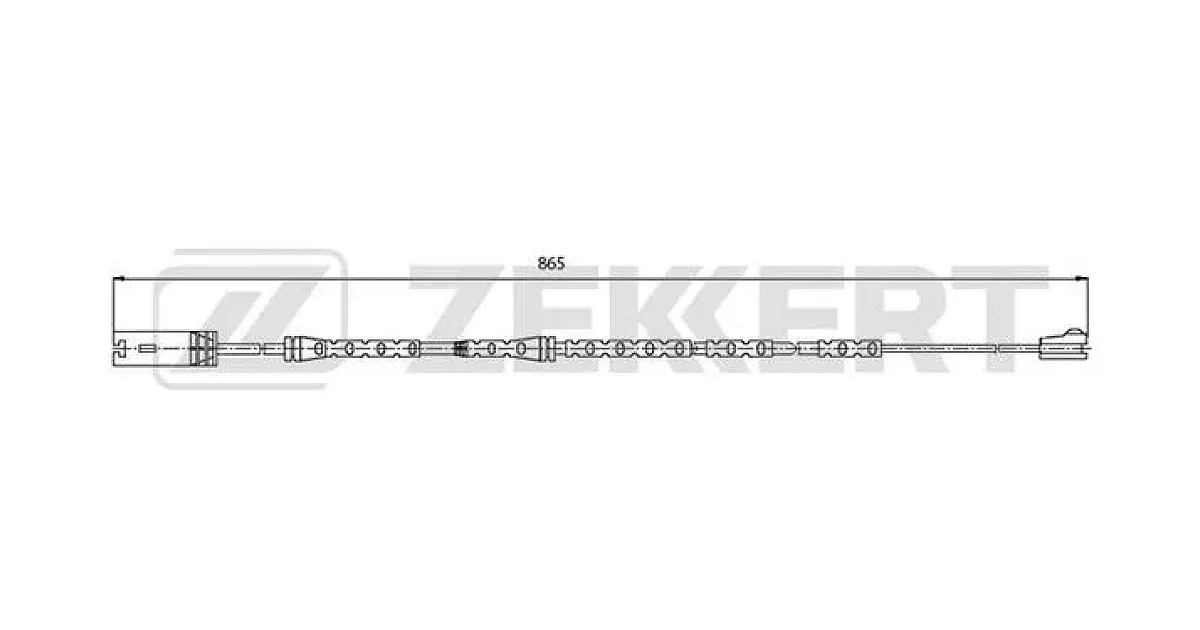 BS8029 - ZEKKERT - Сигнализатор, износ тормозных колодок