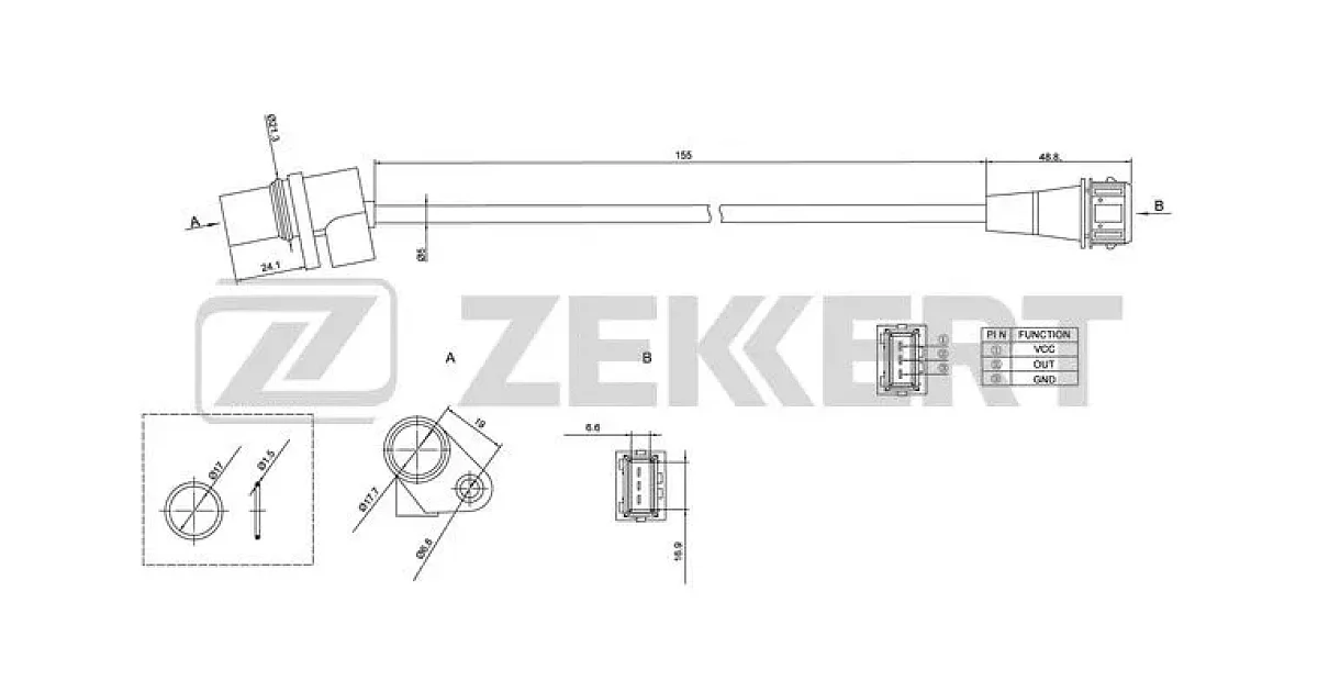 SE4019 - ZEKKERT - Датчик импульсов