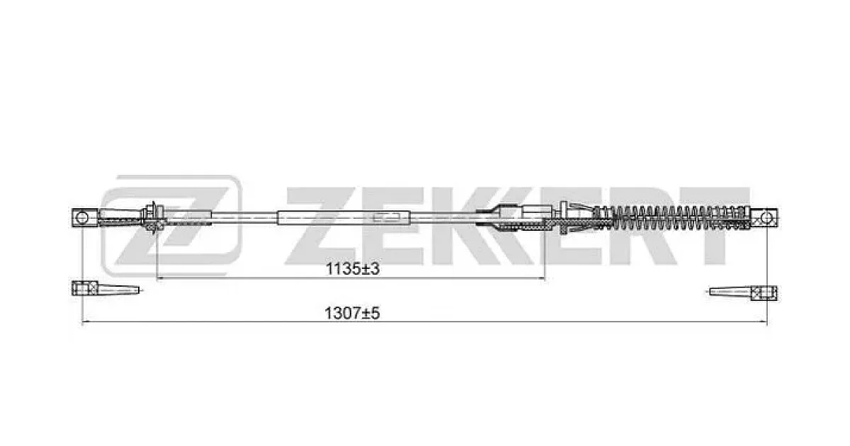 BZ1243 - ZEKKERT - Тросик газа