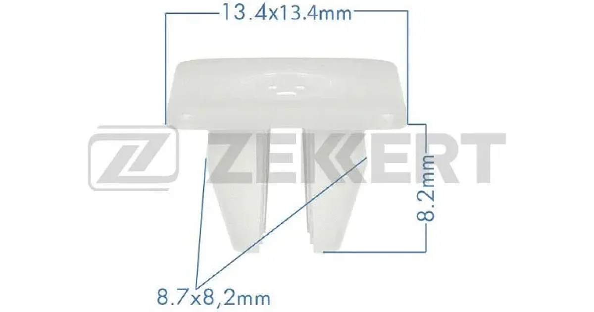 BE2970 - ZEKKERT - Зажим, молдинг / защитная накладка